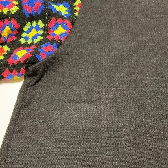 THML James Crochet Short Puff Sleeve Top. Size Large. Anthro. Grandmacore - Picture 9 of 12